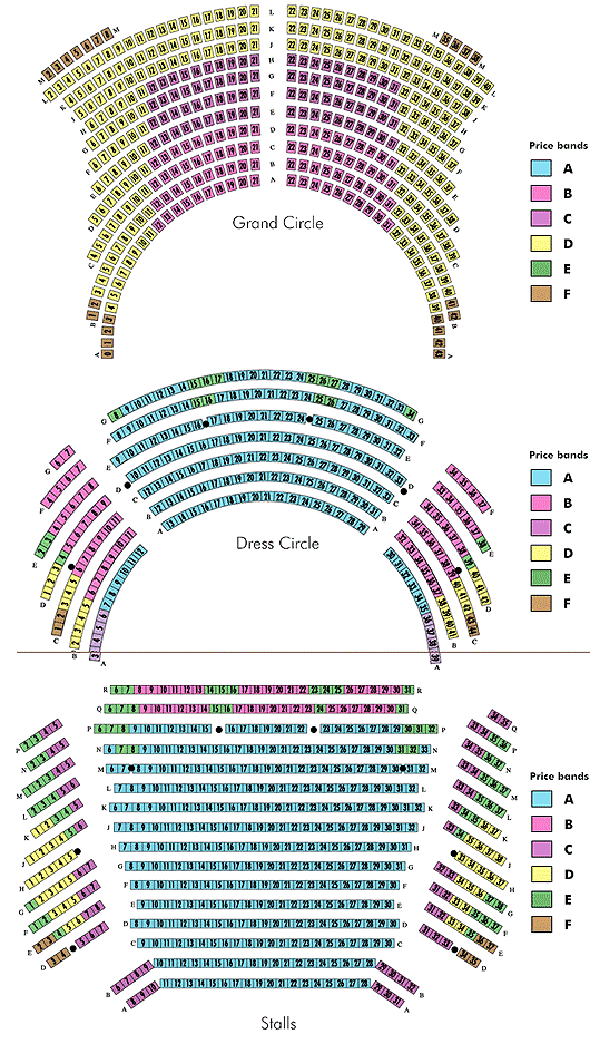 Grand Theatre Seating Plan